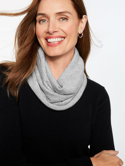 METALLIC CASHMERE SNOOD