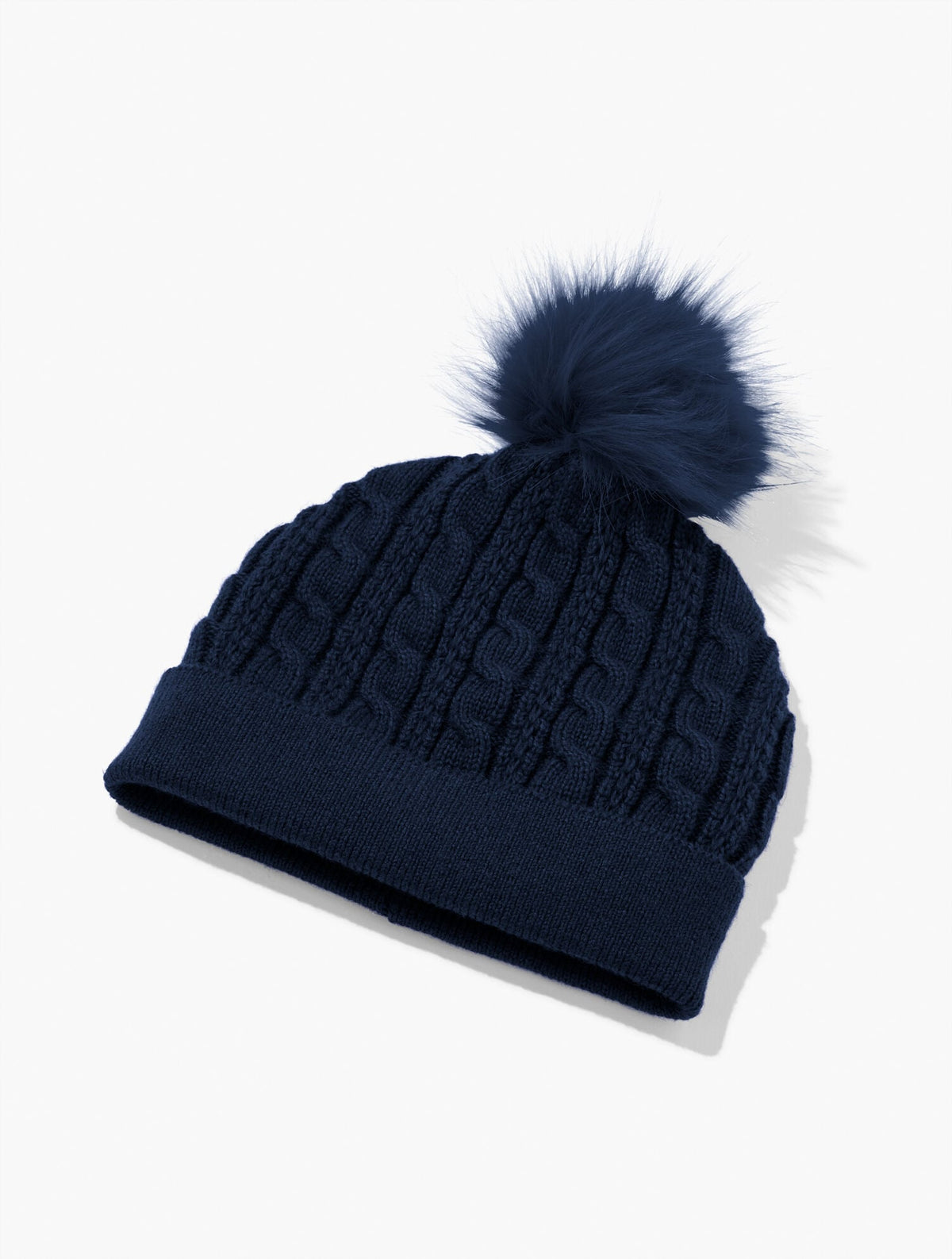 SOFT CABLE KNIT BEANIE