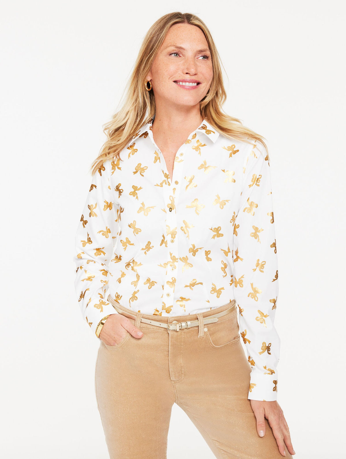 NON-IRON PERFECT SHIRT – BEAUTIFUL BOWS