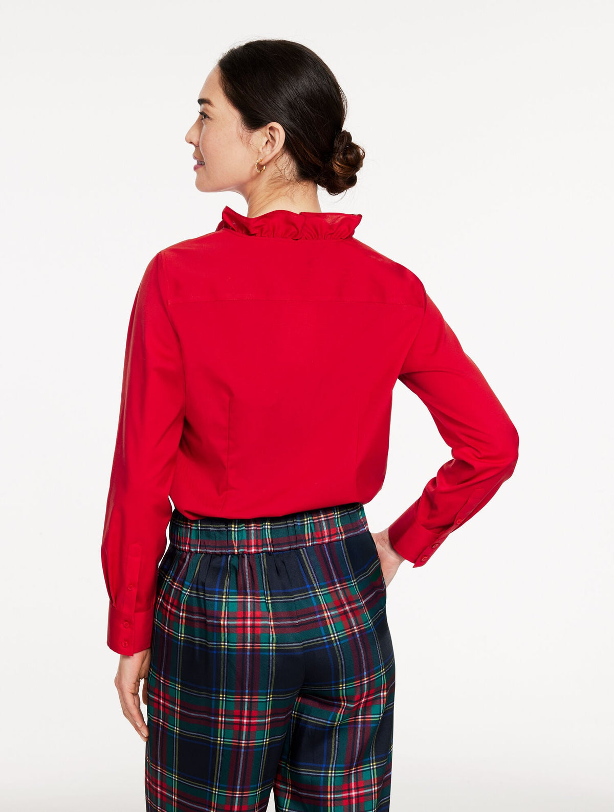 RUFFLE NON-IRON SHIRT