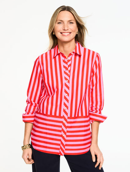 MODERN CLASSIC SHIRT - LIVELY STRIPE