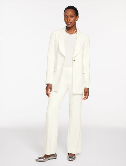 FLARE LEG TAILORED STRETCH PANTS