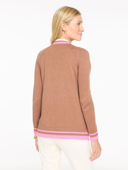 TIPPED GIRLFRIEND CARDIGAN