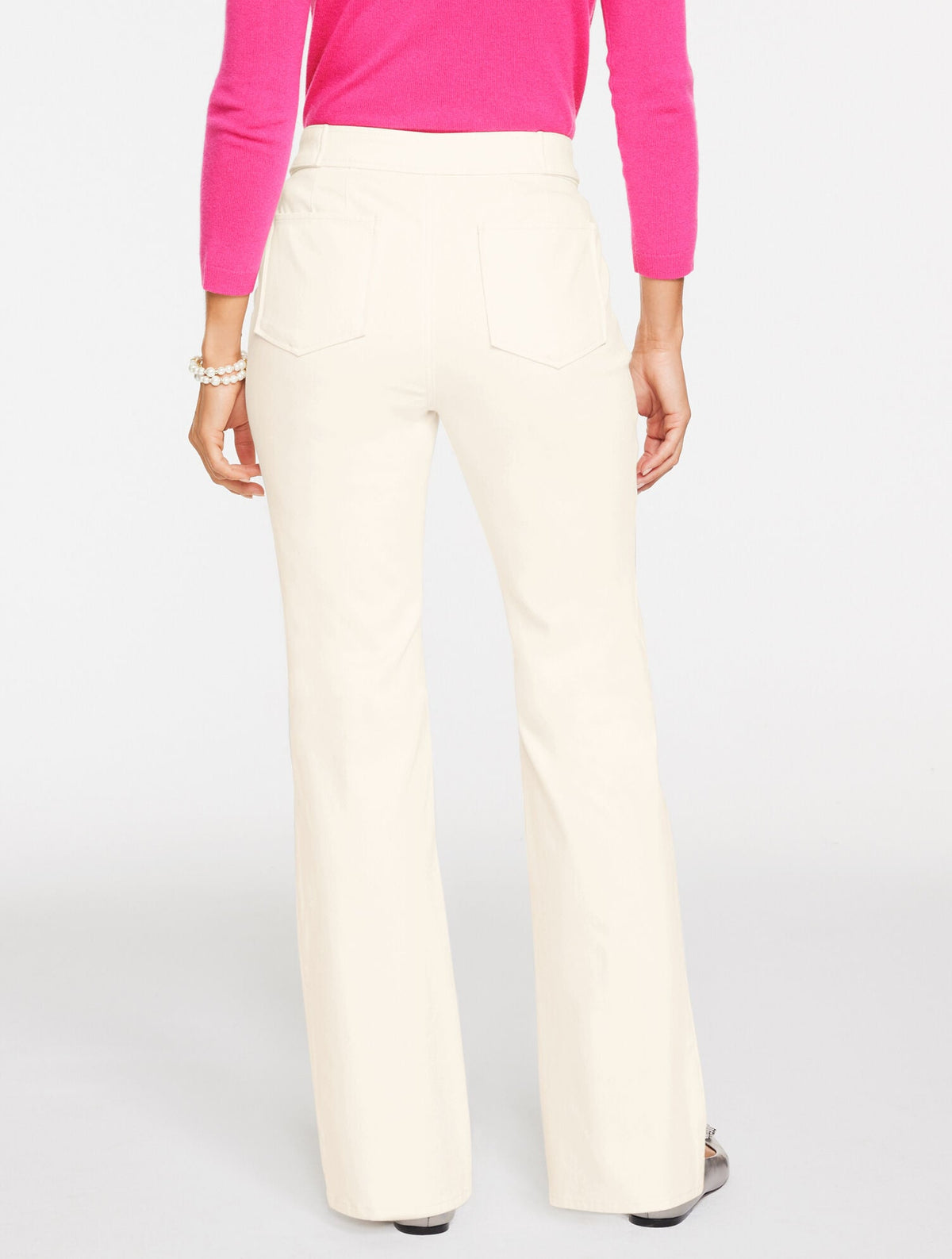 FLARE LEG HIGH WAIST JEANS