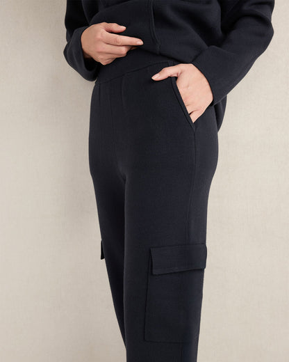 VISCOSE BLEND CARGO PANTS