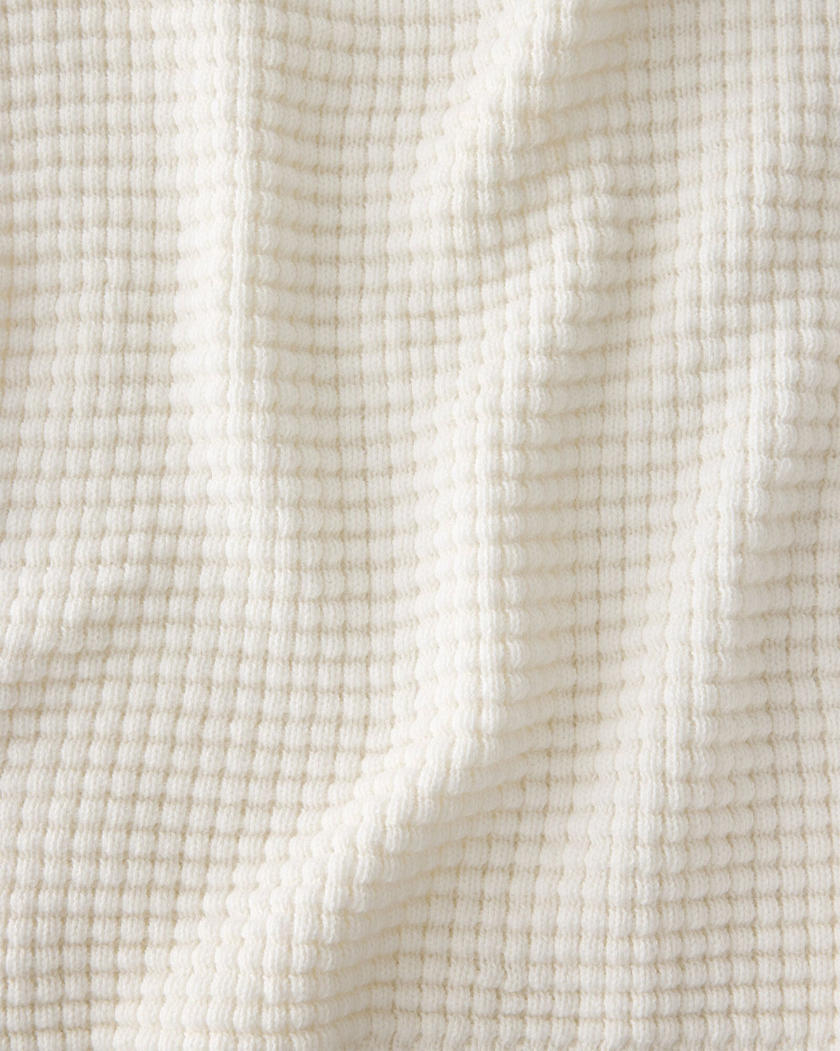 ORGANIC COTTON CASHMERE WAFFLE PULLOVER