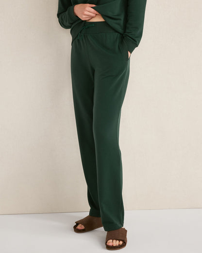 FLEECE STRAIGHT LEG PANTS