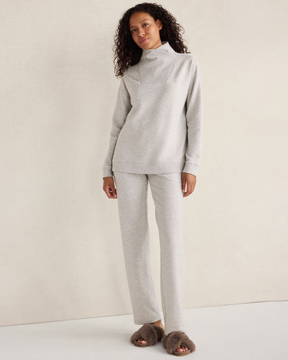 FLEECE STRAIGHT LEG PANTS