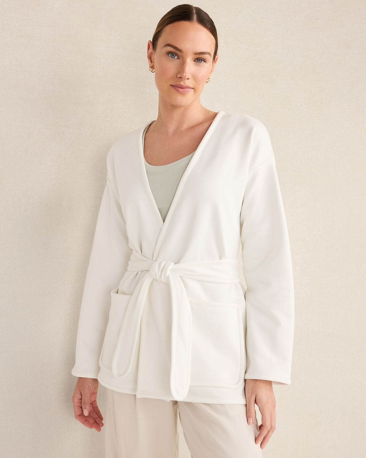 SOFT-BRUSHED FLEECE WRAP