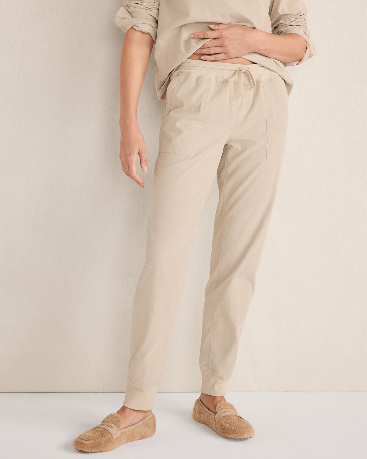 COTTON CORDED JOGGER