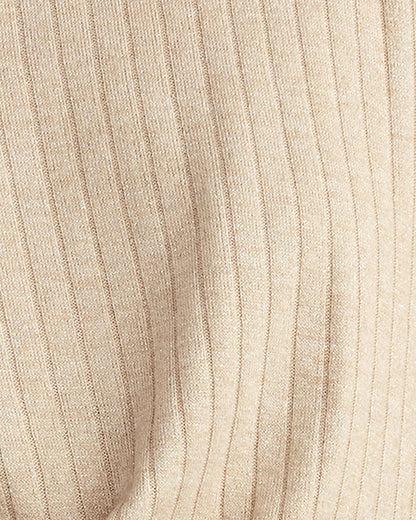 LUREX RIB KNIT MAXI SKIRT