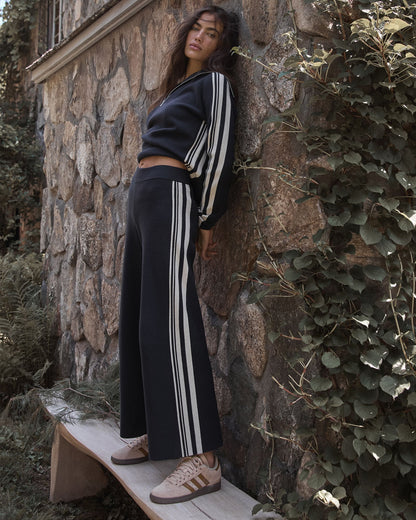 SPORTY STRIPE STRAIGHT LEG PANTS