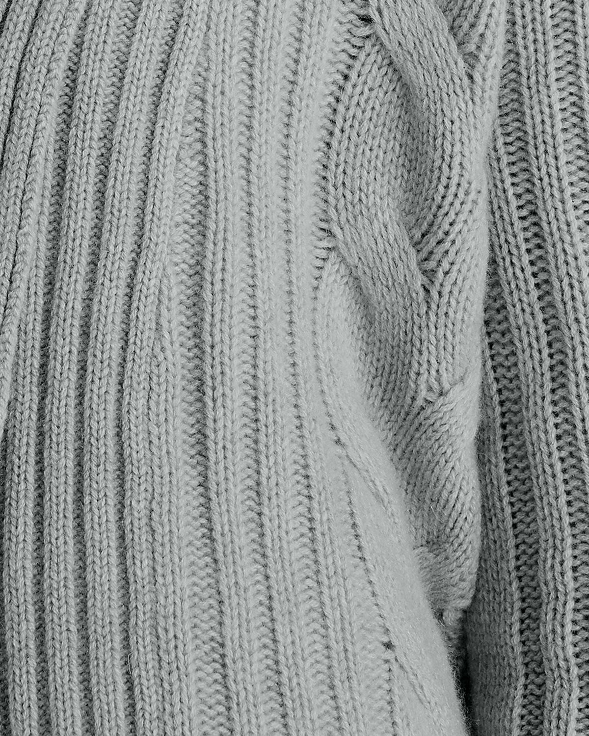 CASHMERE CABLE OPEN FRONT CARDIGAN