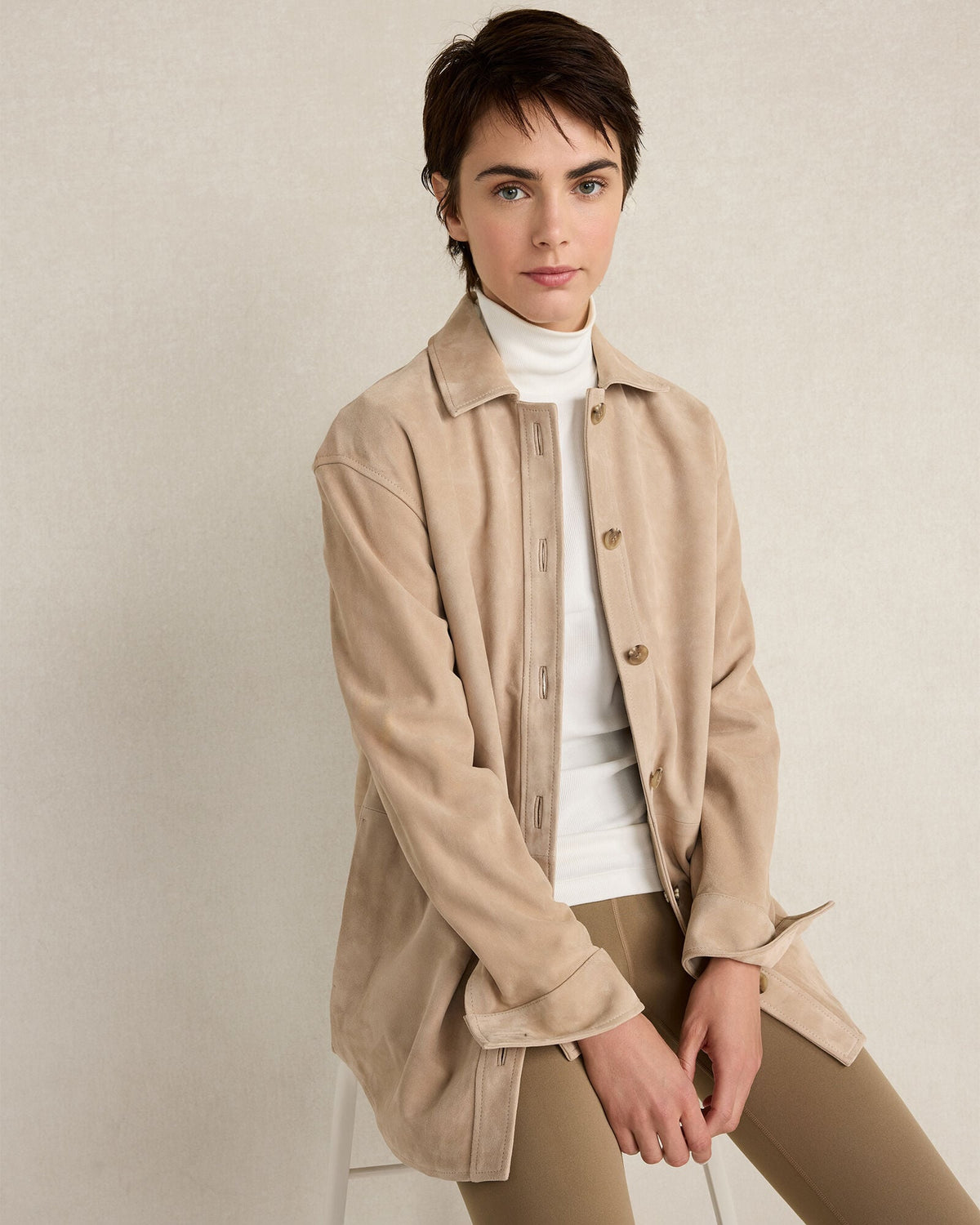 SUEDE SHACKET
