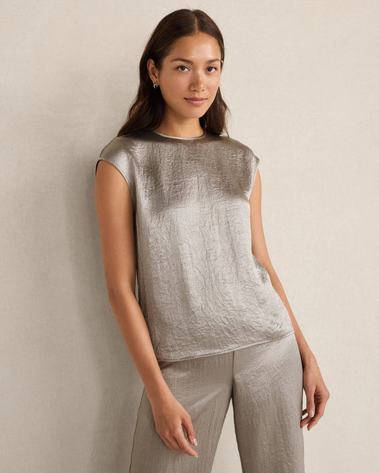 LUXE CRINKLE SHINE TOP