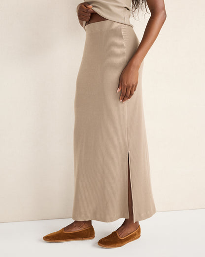 OTTOMAN RIB PENCIL SKIRT