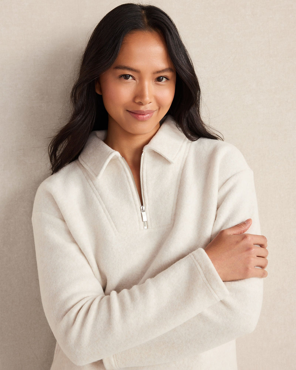 COMFORT FLEECE QUARTER-ZIP PULLOVER