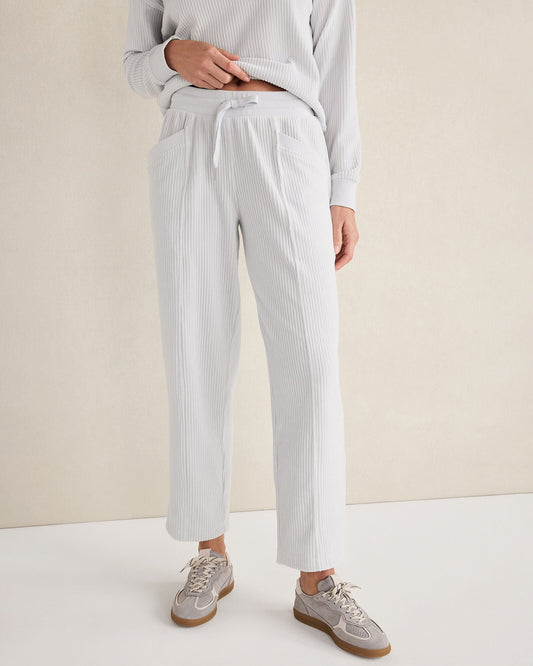 CORDED VELOUR PANTS