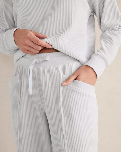 CORDED VELOUR PANTS