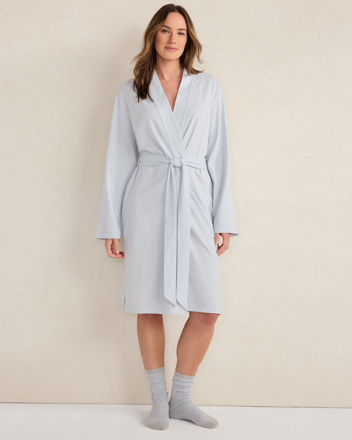 ORGANIC COTTON JERSEY ROBE