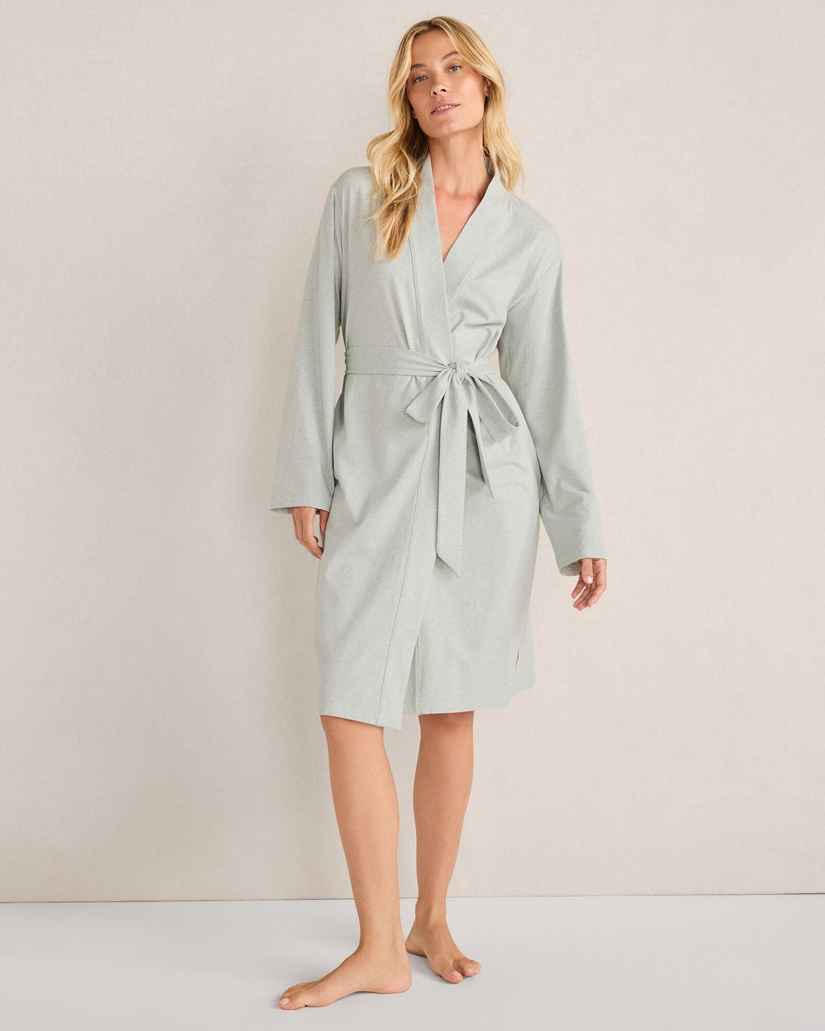 ORGANIC COTTON JERSEY ROBE