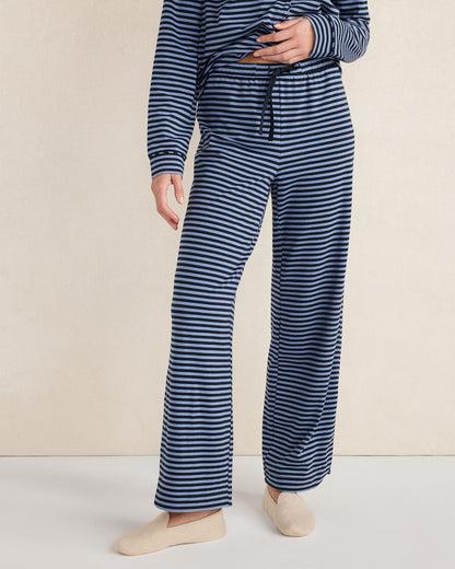 ORGANIC COTTON JERSEY BOLD STRIPE SLEEP SET