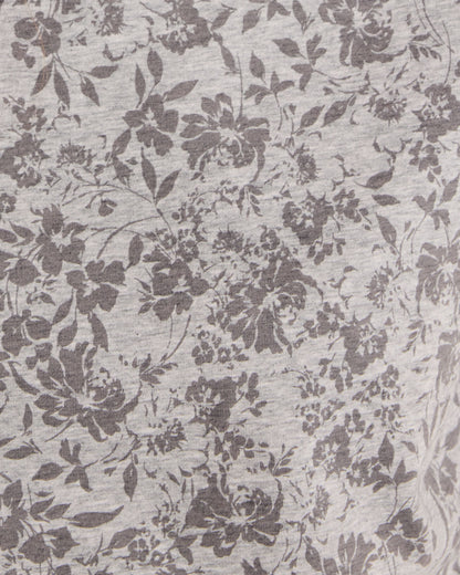 ORGANIC COTTON JERSEY MUTED FLORAL PAJAMA PANTS