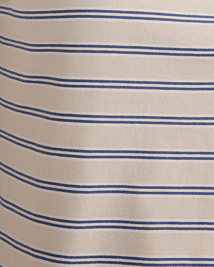 ORGANIC COTTON JERSEY STRIPE HENLEY