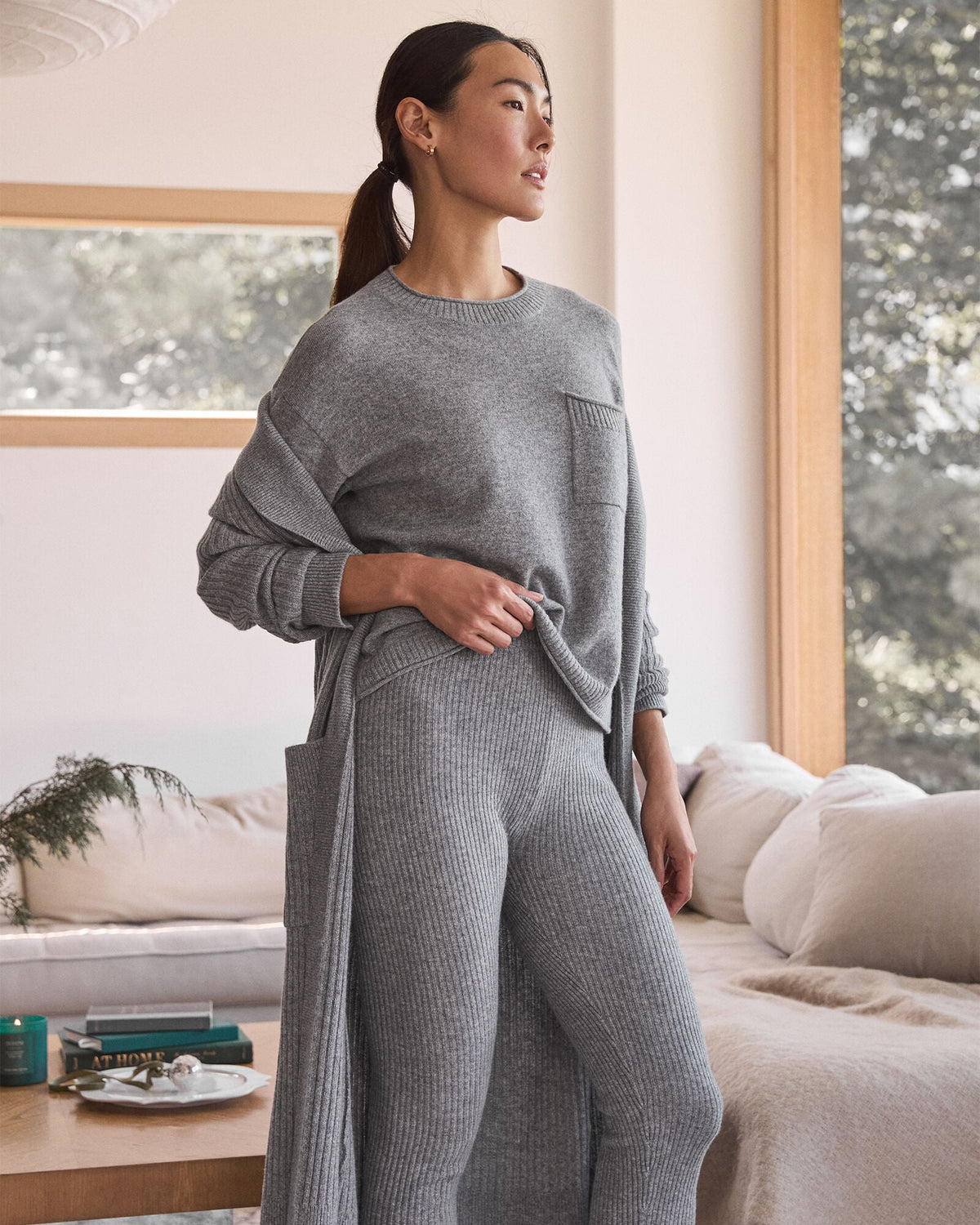 CASHMERE POCKET TEE