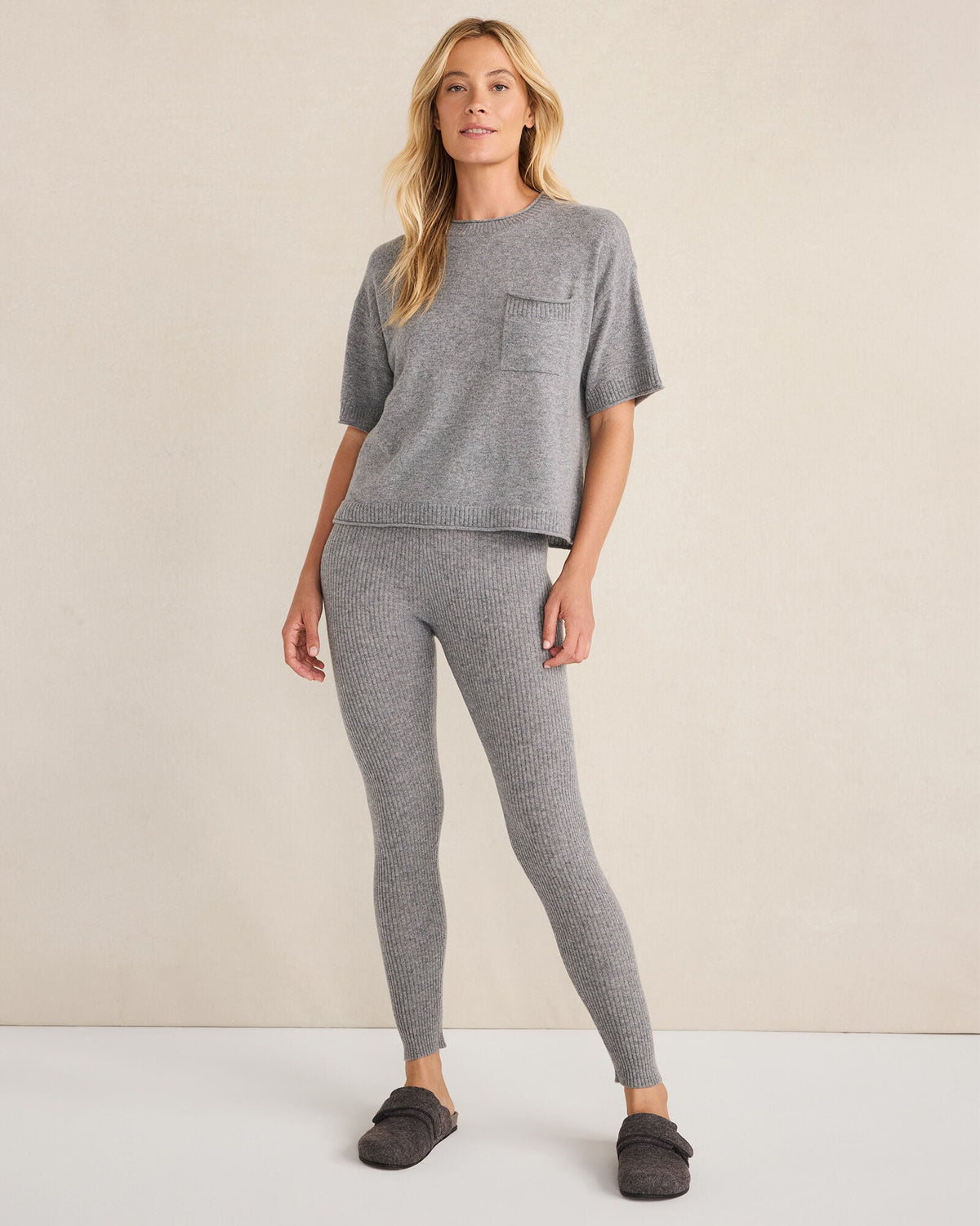 CASHMERE POCKET TEE