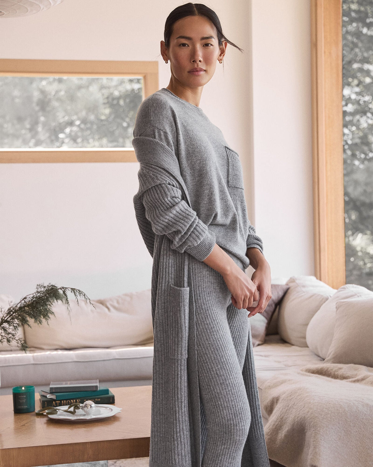 CASHMERE POCKET TEE