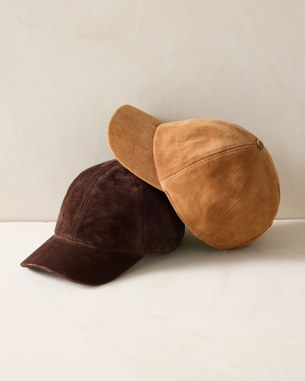 SUEDE BASEBALL CAP