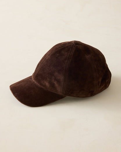 SUEDE BASEBALL CAP