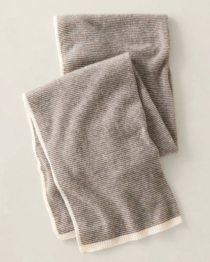 FEATHERWEIGHT CASHMERE STRIPED SCARF
