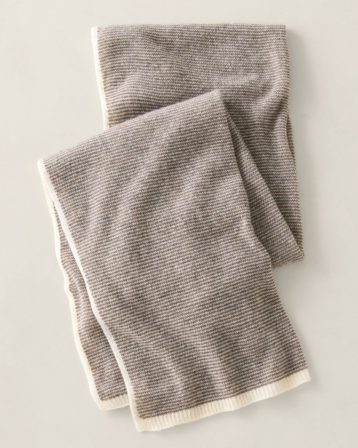 FEATHERWEIGHT CASHMERE STRIPED SCARF