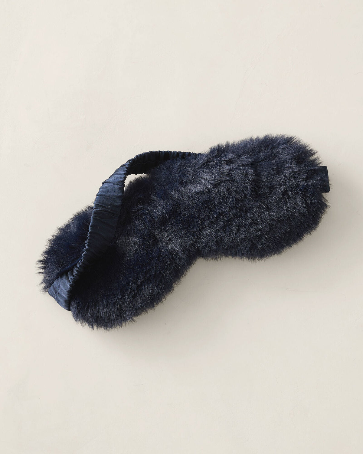 FAUX FUR + SILK EYE MASK