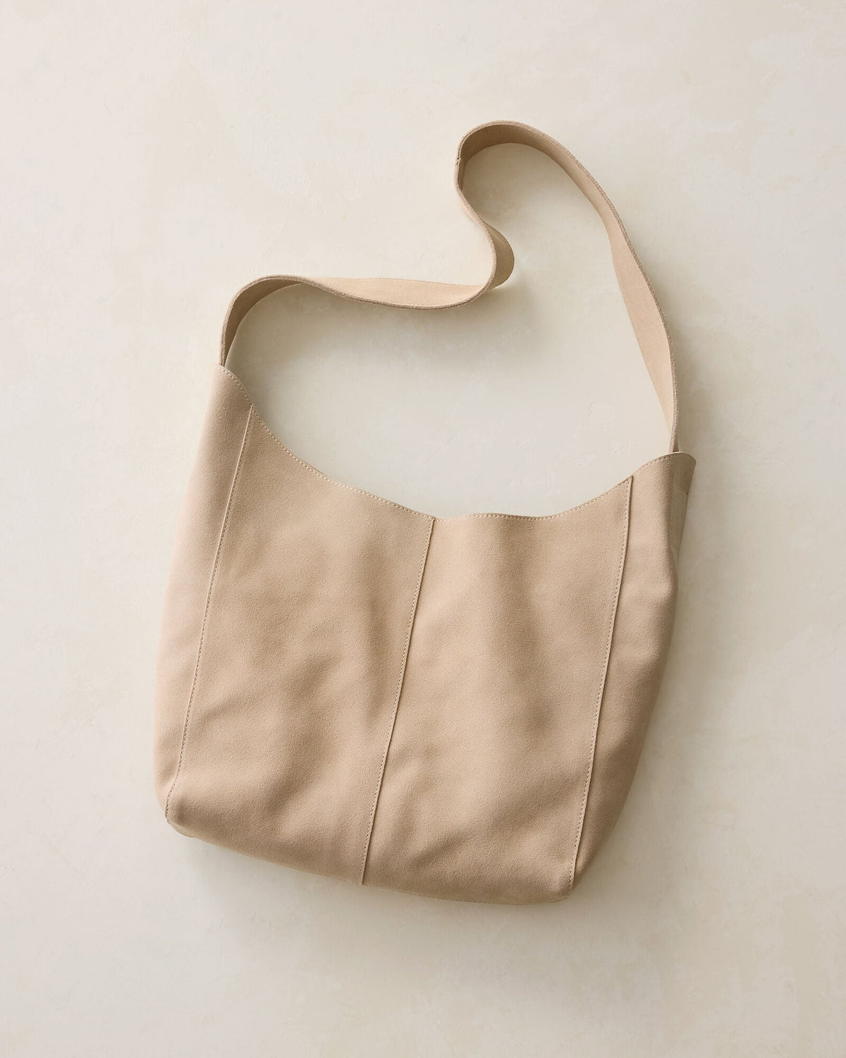 SUEDE BUCKET TOTE