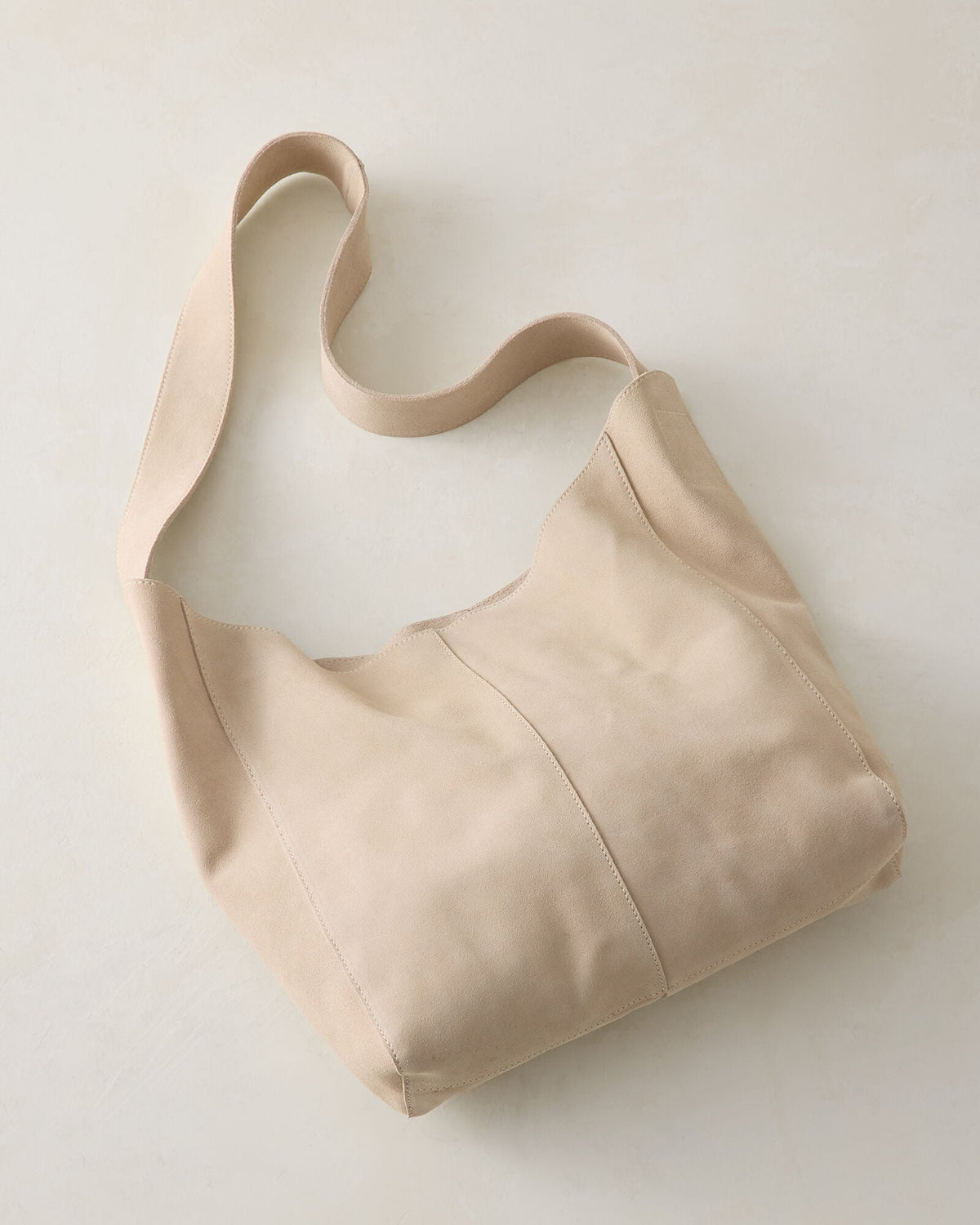 SUEDE BUCKET TOTE