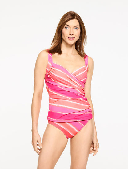 MIRACLESUIT® SANIBEL TANKINI - TIE-DYE STRIPE
