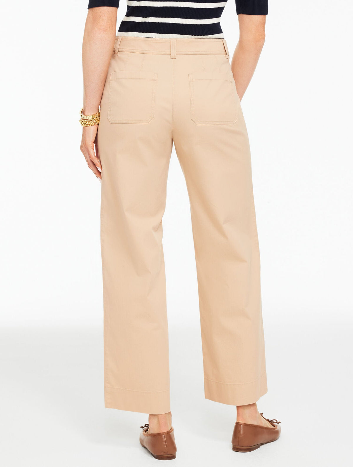 WIDE ANKLE HERITAGE TWILL PANTS