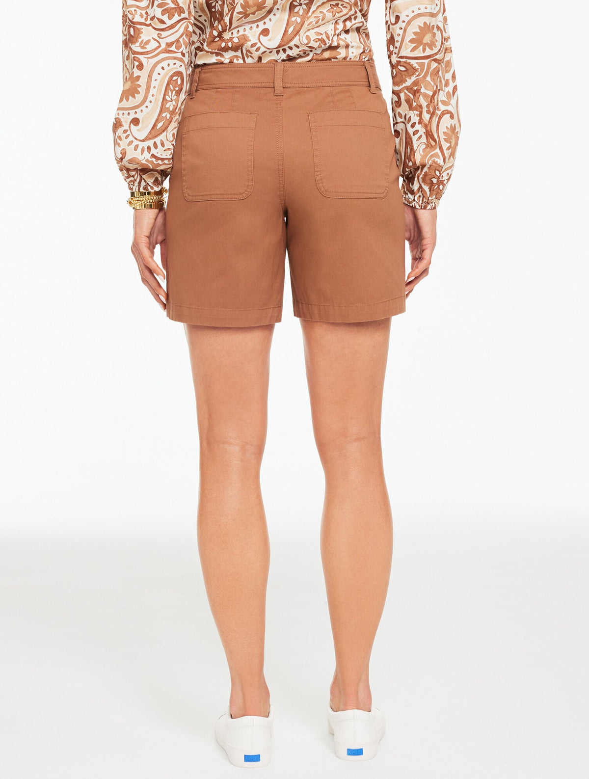 PATCH POCKET TWILL SHORTS - COLORS
