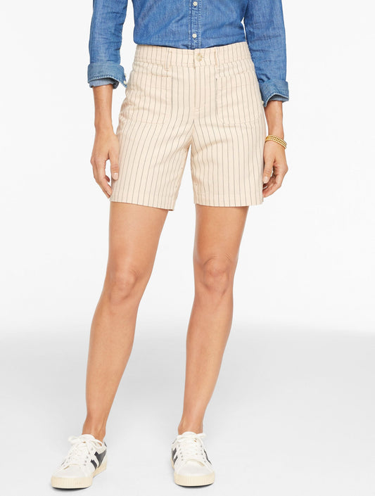 PATCH POCKET HERRINGBONE SHORTS