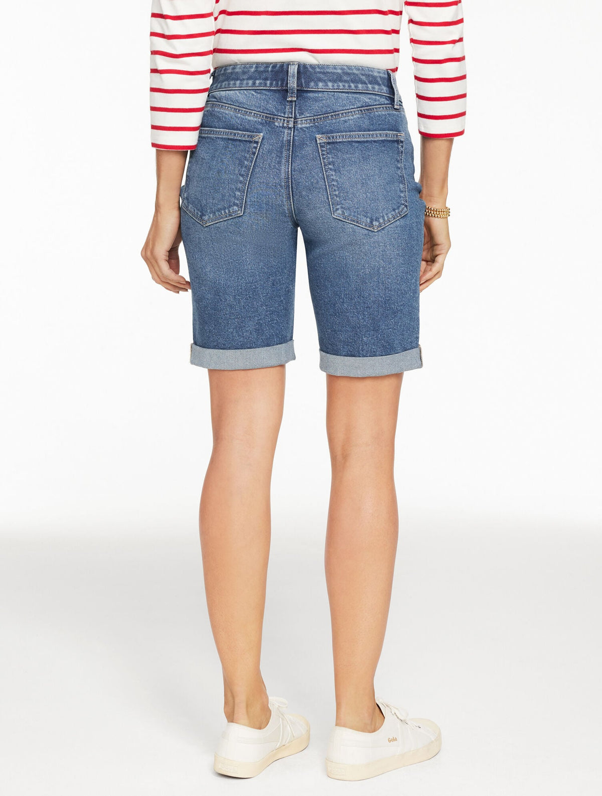 GIRLFRIEND DENIM SHORTS - EASTHAM WASH