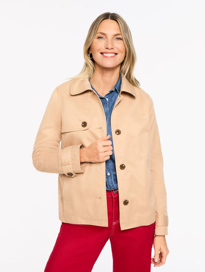 FRESH POPLIN TRENCH COAT