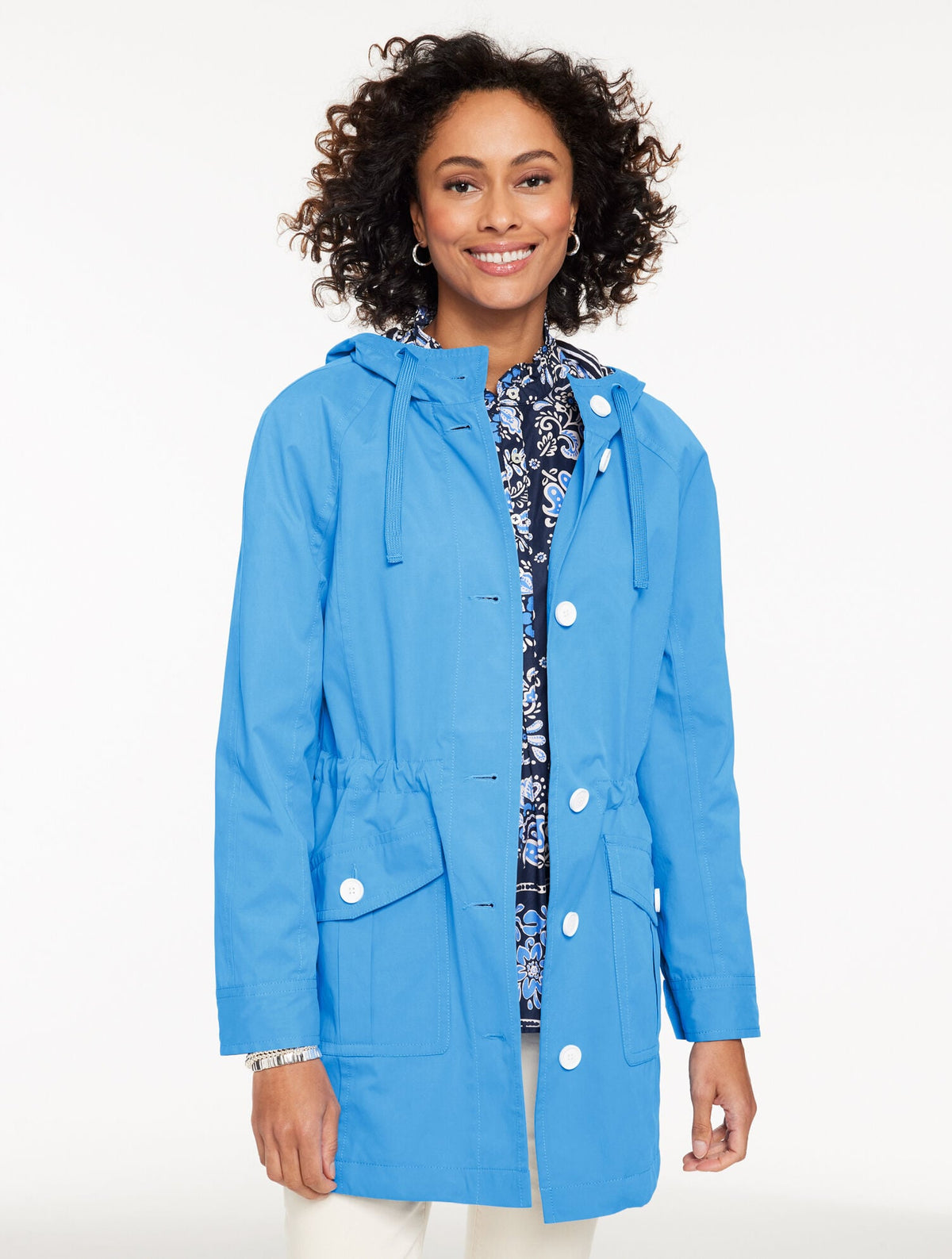 HOODED RAIN JACKET