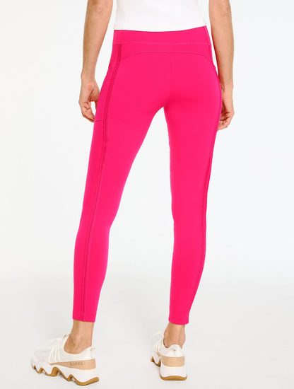PERFORMANCE COMPRESSION LEGGINGS - PICOT TRIM