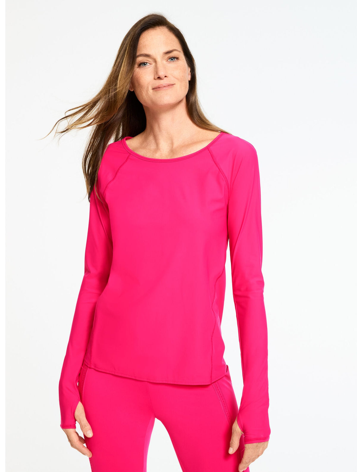 STRETCH JERSEY LONG SLEEVE TEE