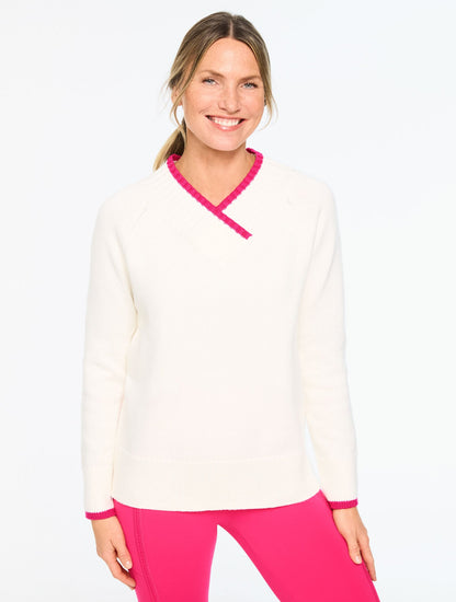 V-NECK TUNIC SWEATER
