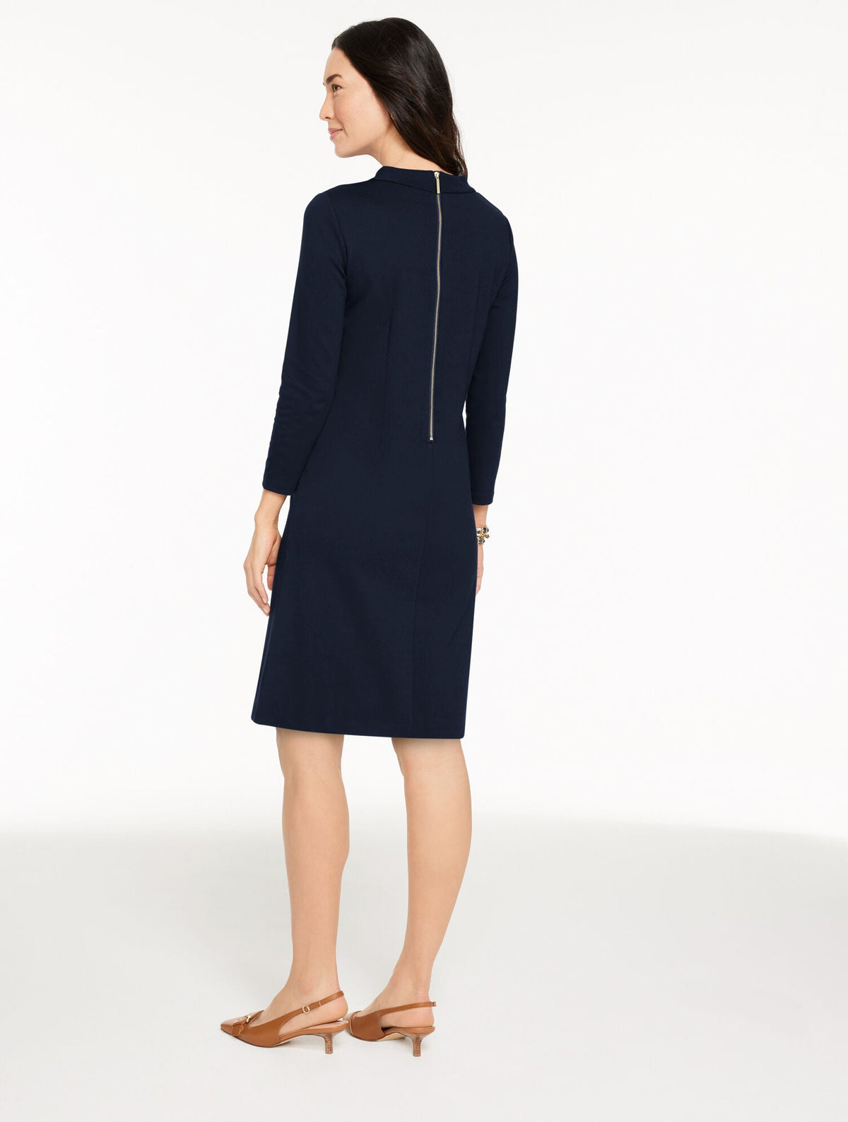 LUXE PONTE SHIFT DRESS