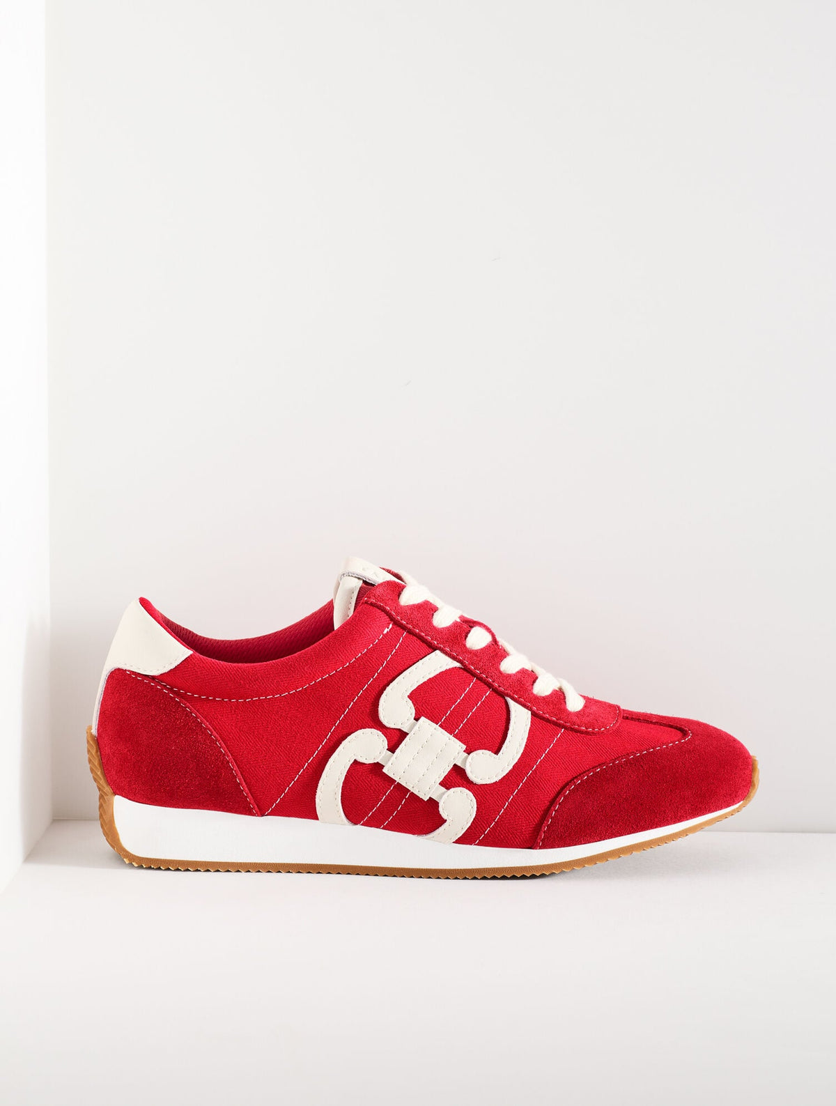 ALEX STATUS HERRINGBONE SUEDE SNEAKERS